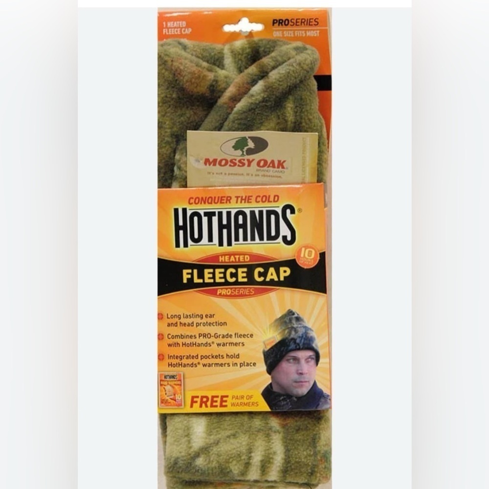 Mossy Oak Hot Hands Fleece Watch Cap EUC